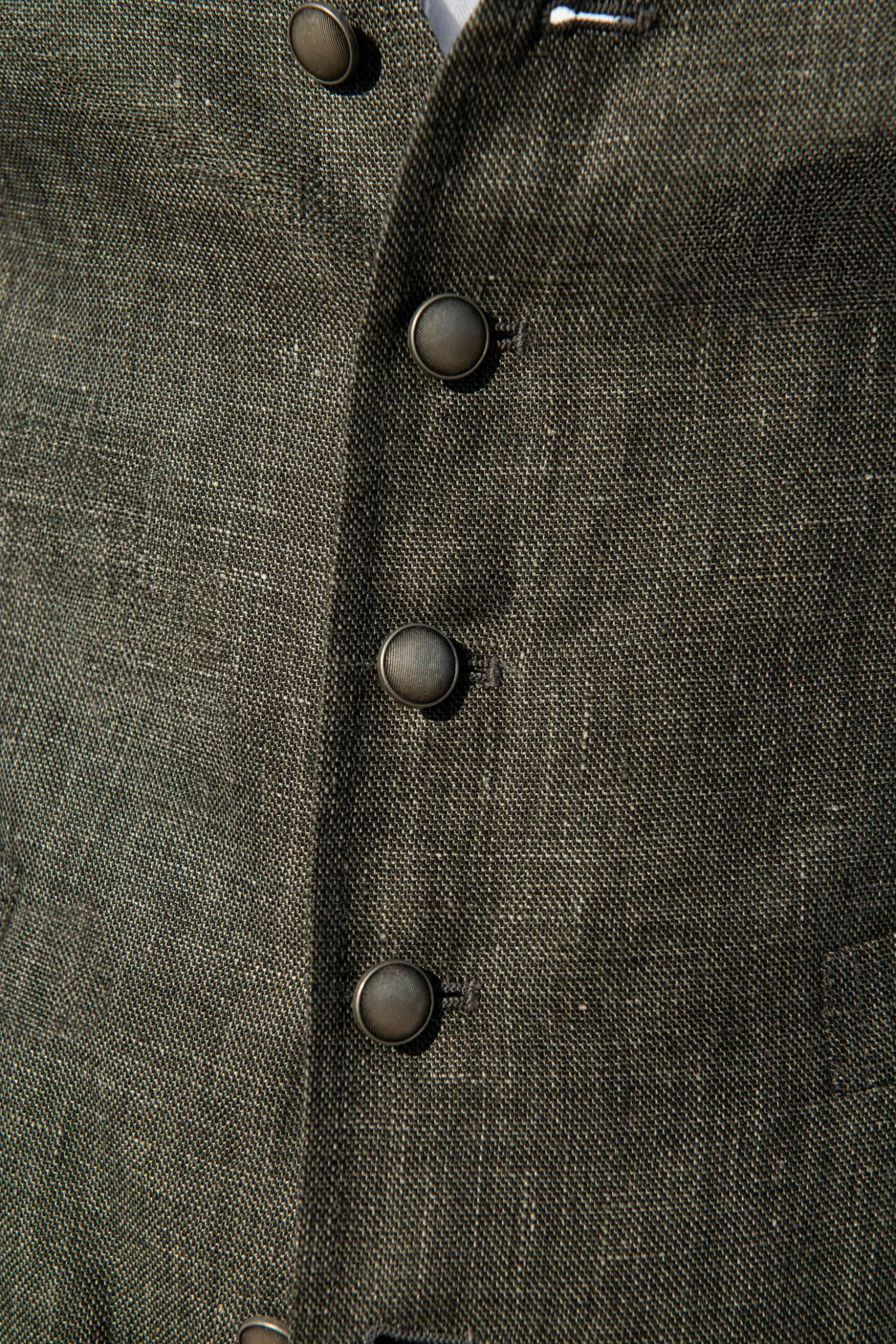 green_linen_waistcoat__ma_1.webp Green linen waistcoat - Made in Italy