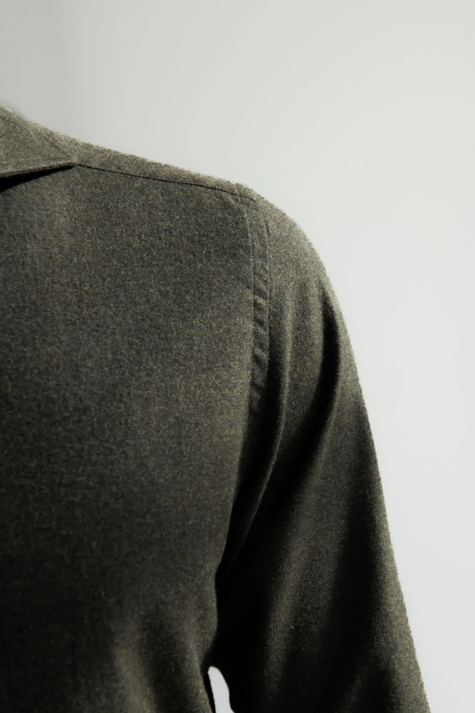 green_shirt__flannel_touc_3.webp Green Shirt - Flannel Touch - Made in Italy