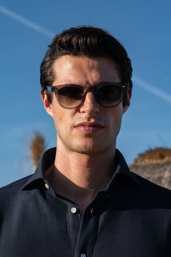 Grey Amalfi sunglasses - Made in Italy