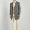 Grey overcoat - Made in Italy