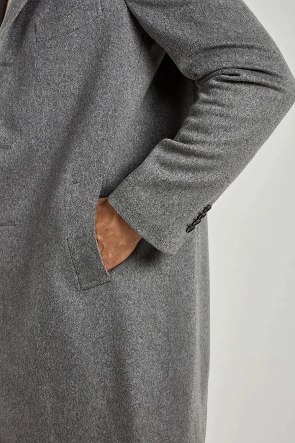 Grey overcoat - Made in Italy