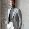 Grey Prince of Wales jacket - Made in Italy