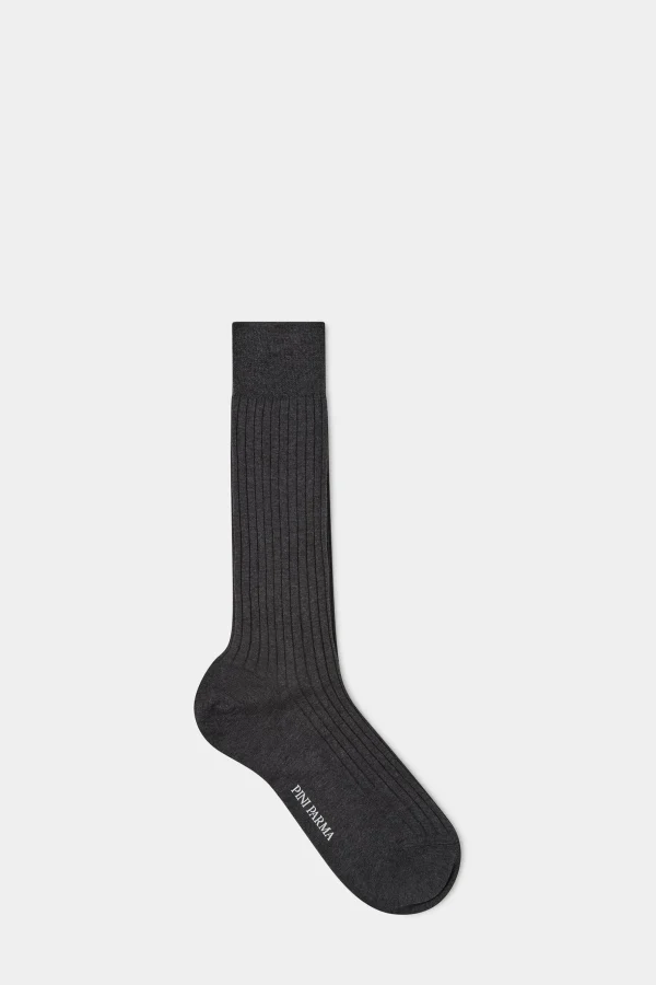 Grey short socks - Made in Italy