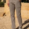Grey stretch cotton cargo - Made in Italy