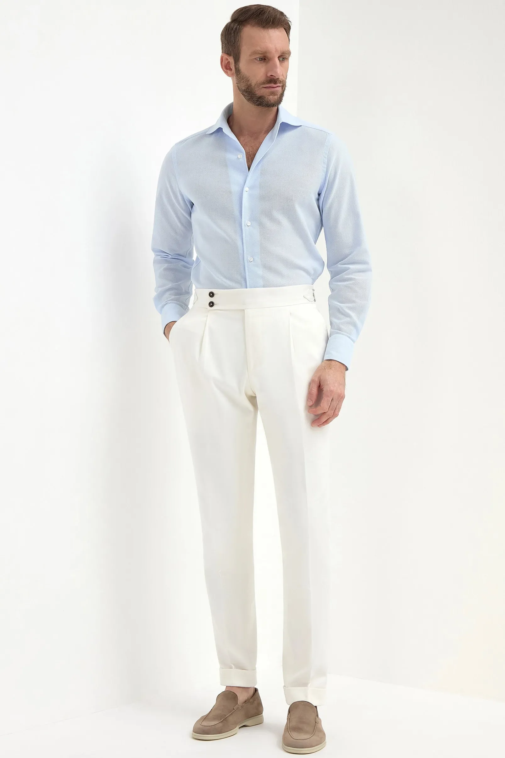 light_blue_basketweave_sh_3.webp Light blue basketweave shirt - Made in Italy