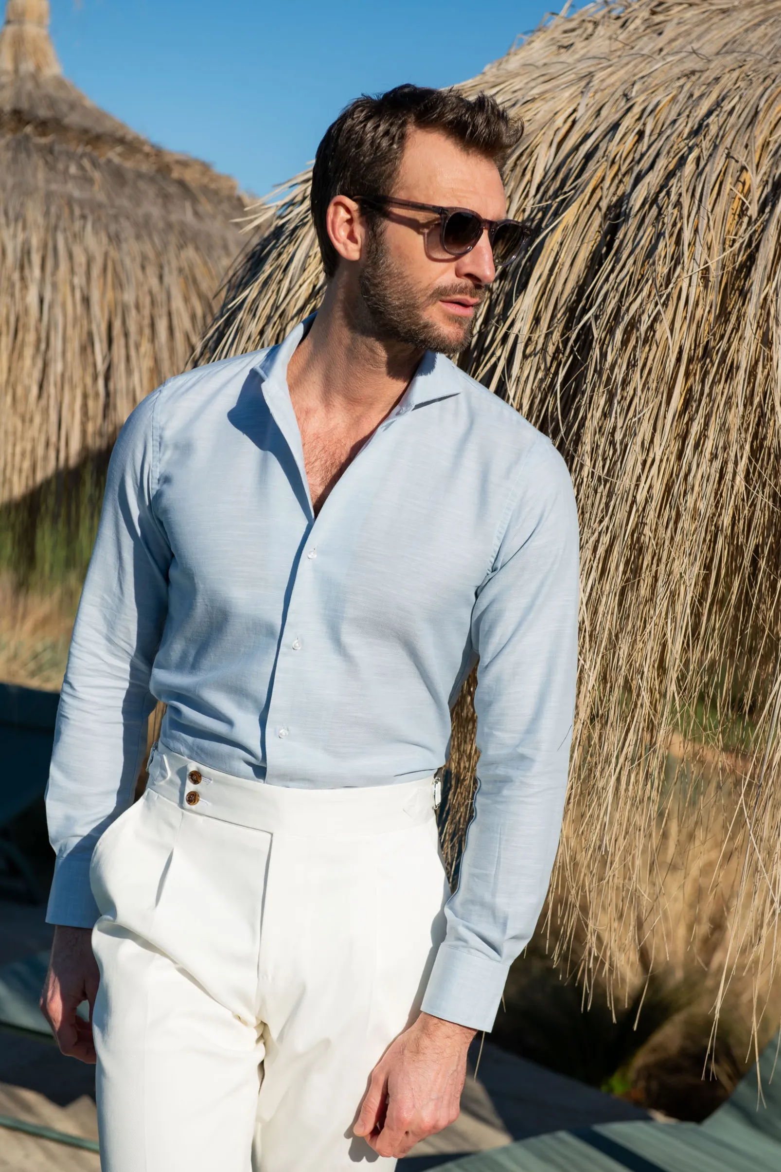 light_blue_chambray_cotto_0.webp Light blue chambray cotton shirt - Made in Italy