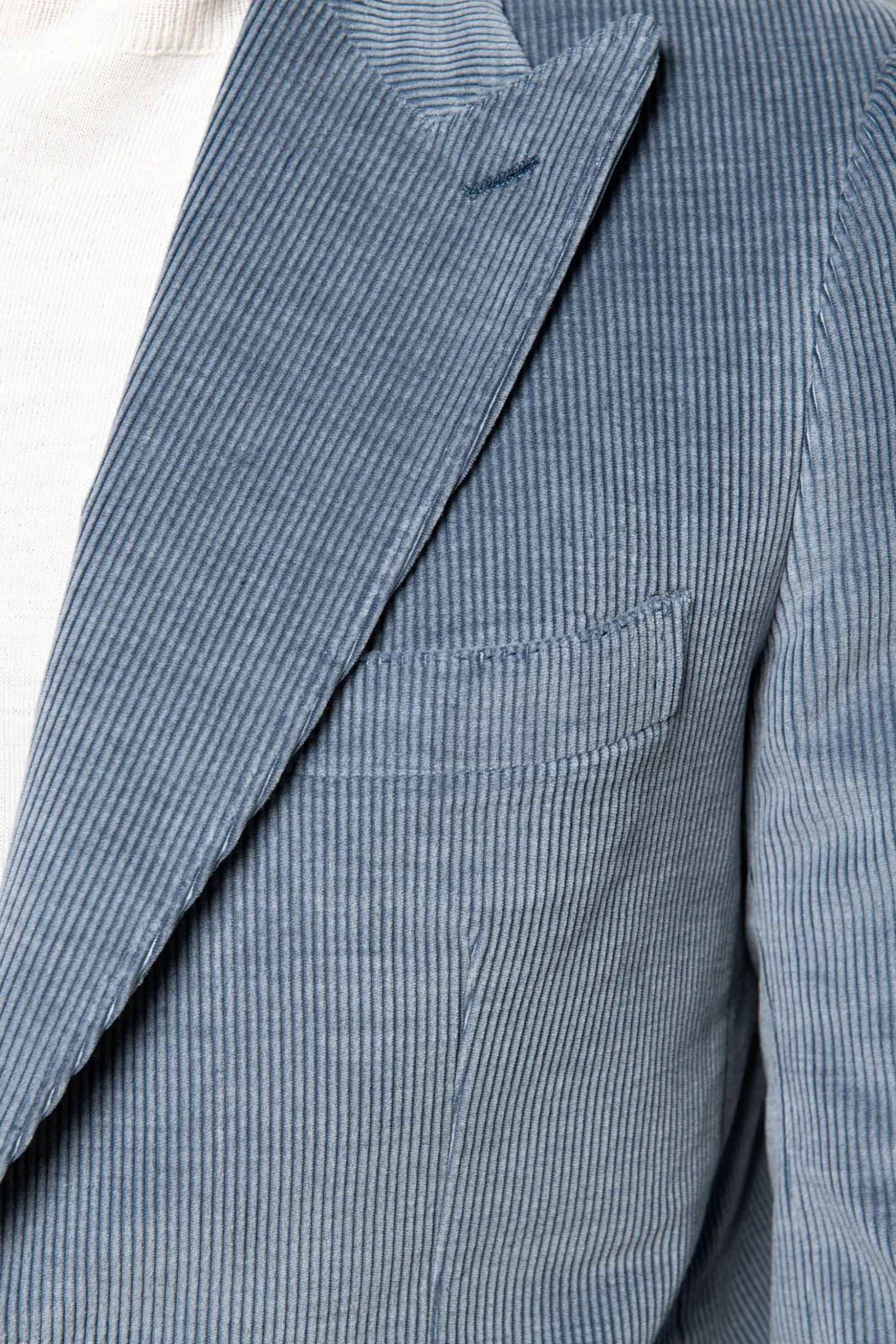 light_blue_corduroy_jacke_1.webp Light blue corduroy jacket "Soragna Capsule Collection" - Made in Italy