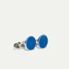 Light blue cufflinks - Made in Italy