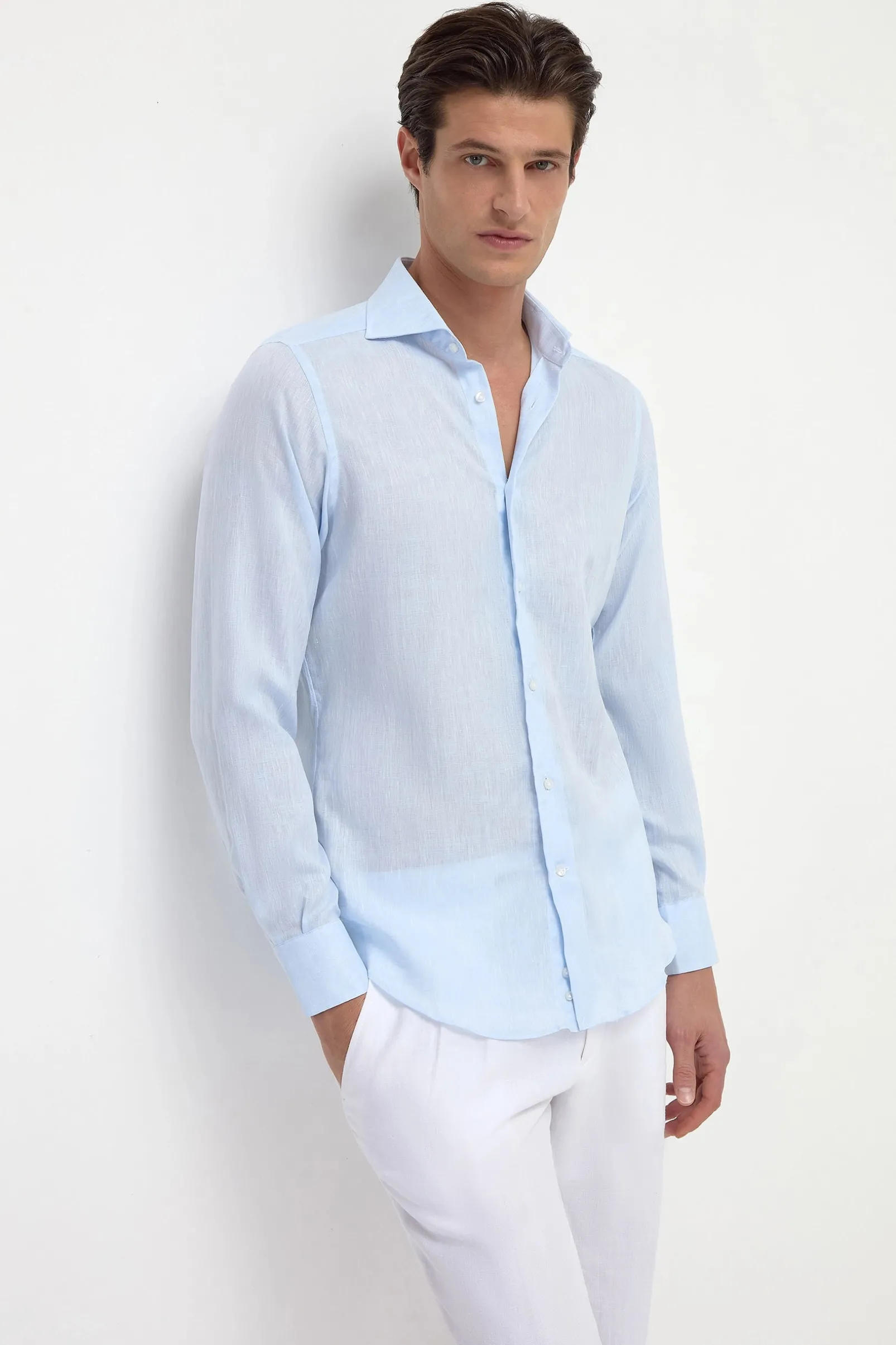 light_blue_linen_shirt__m_0.webp Light blue linen shirt - Made in Italy