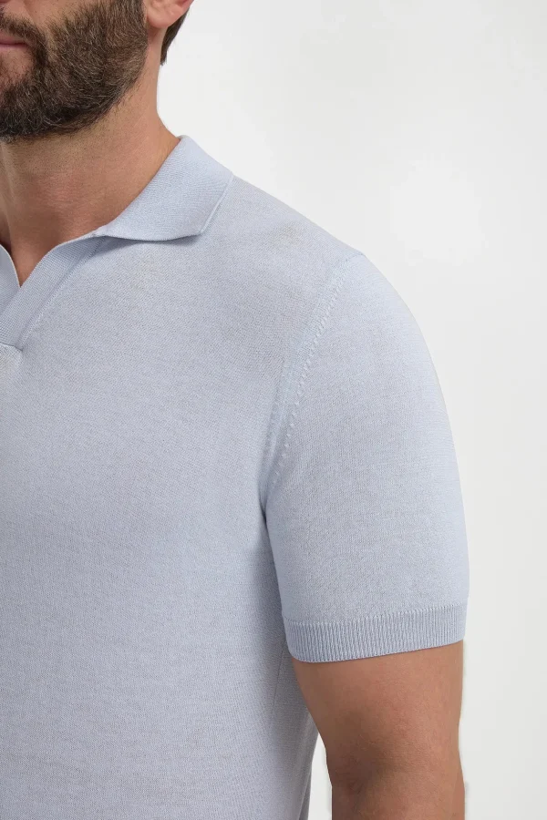 Light blue polo - Made in Italy