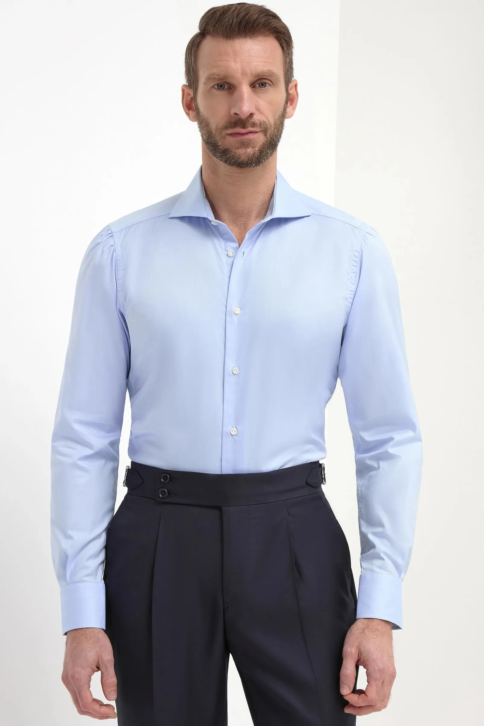 light_blue_shirt_sartoria_3.webp Light blue shirt ”Sartoriale collection” - Made In Italy