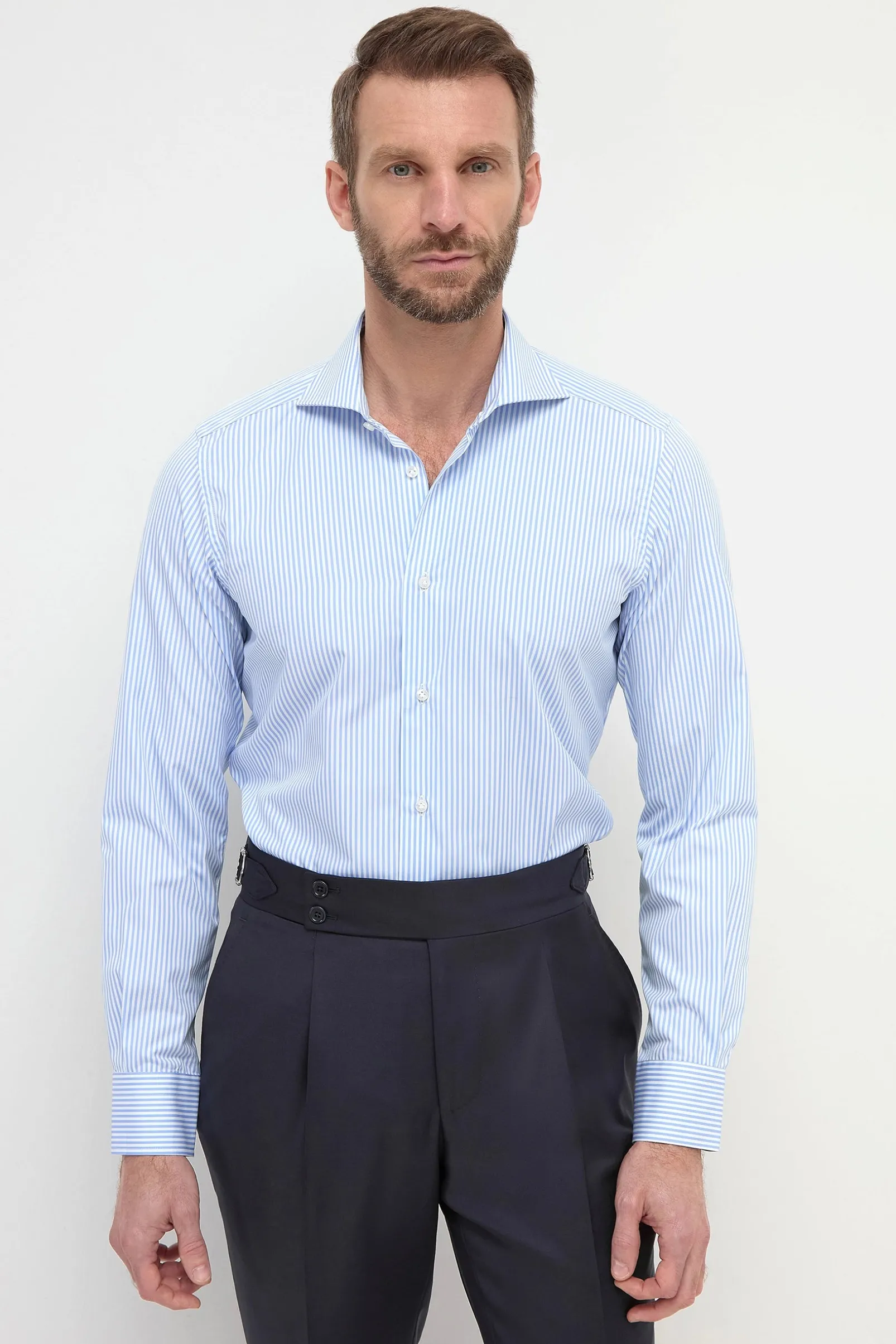 light_blue_striped_shirt__2.webp Light Blue Striped Shirt - Made in Italy