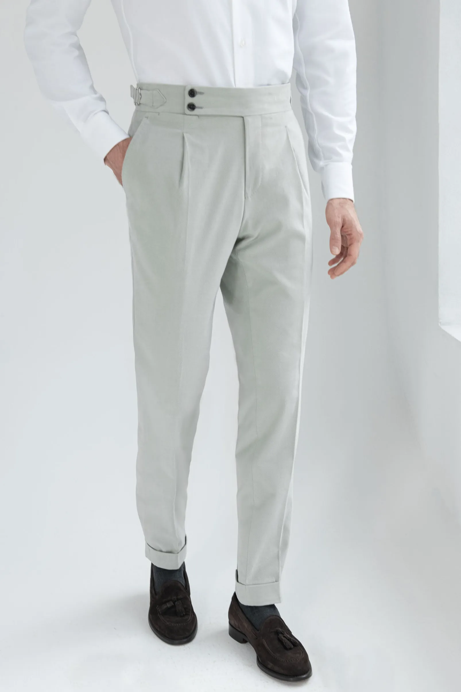 light_grey_cotton_soragna_0.webp Light grey cotton Soragna trousers - Made in Italy
