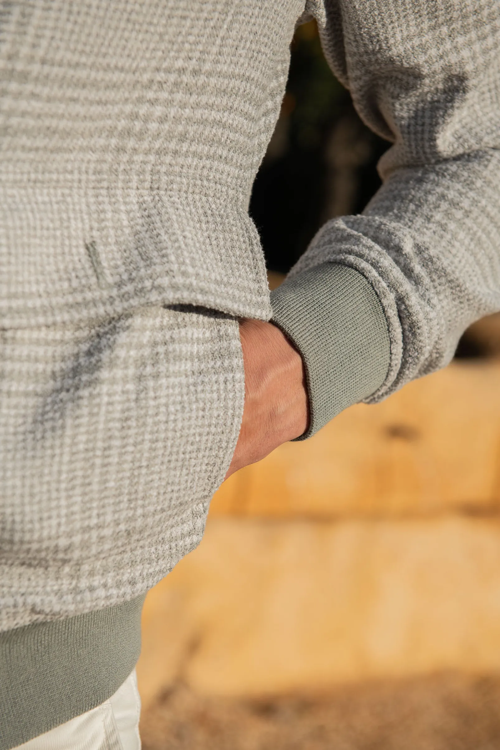 light_grey_prince_of_wale_1.webp Light grey Prince of Wales bomber jacket – Made in Italy