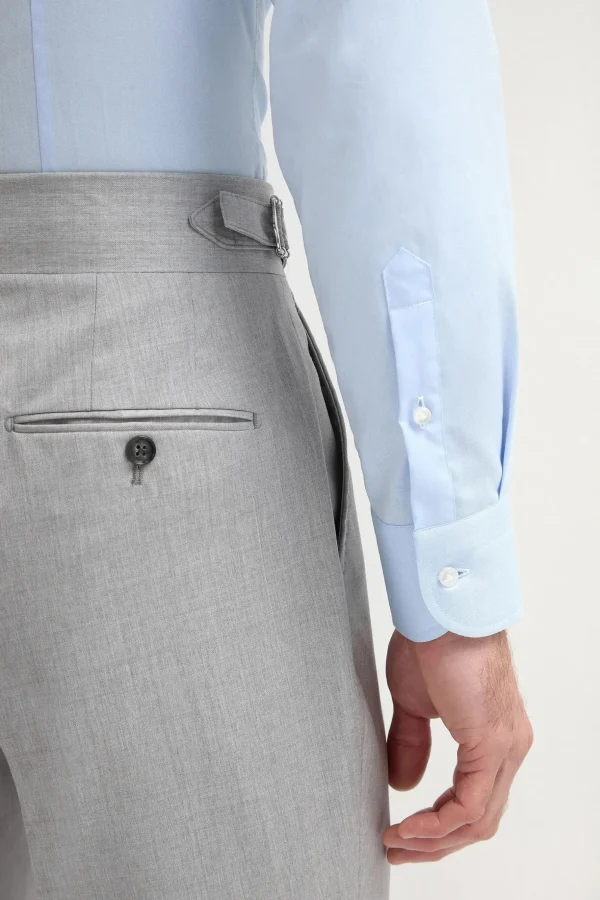 Light grey Soragna trousers - Made in Italy