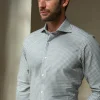 Light grey vichy shirt - Made In Italy