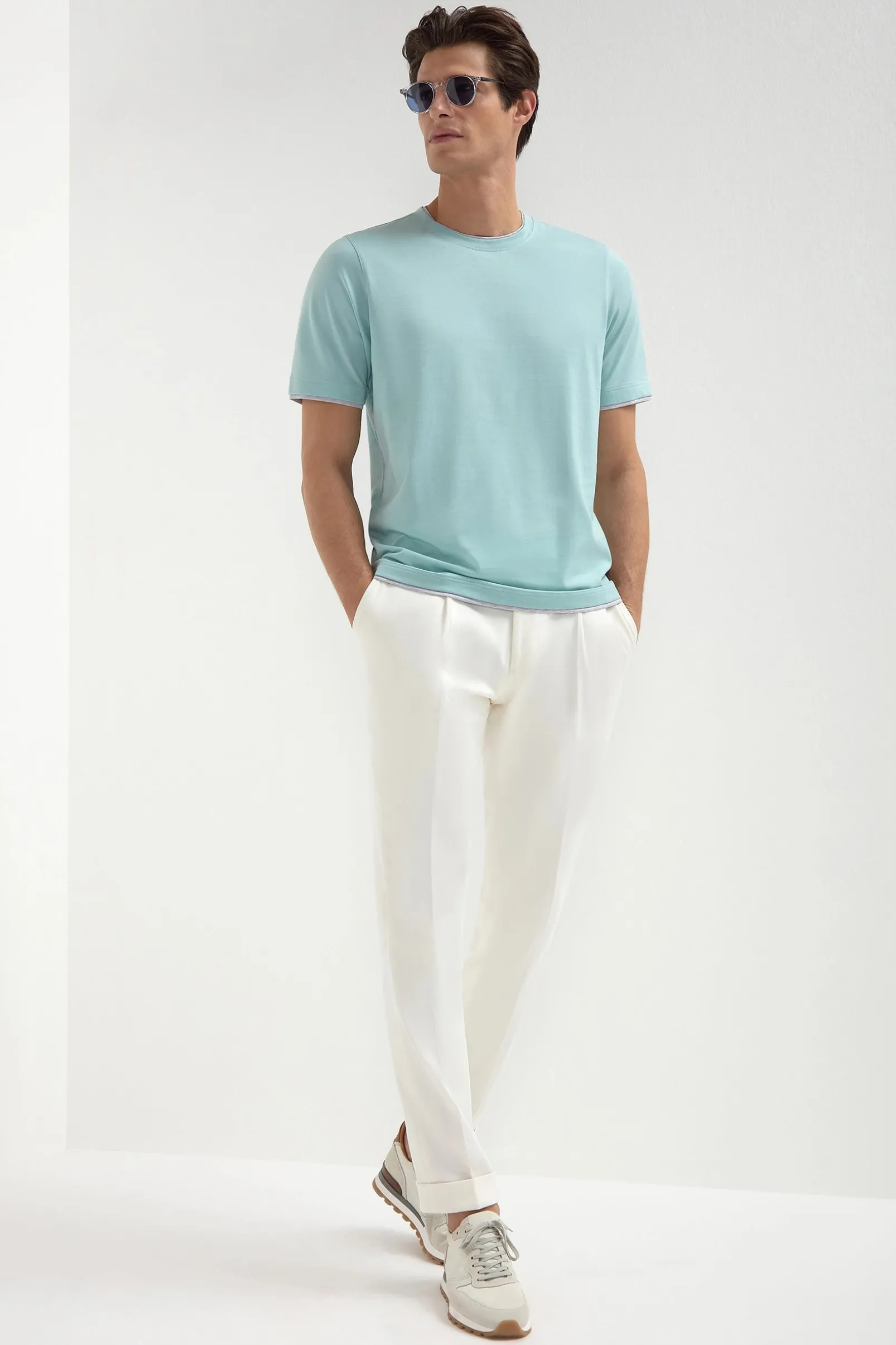 mint_cotton_tshirt_with_c_2.webp Mint cotton t-shirt with collar detail - Made in Italy