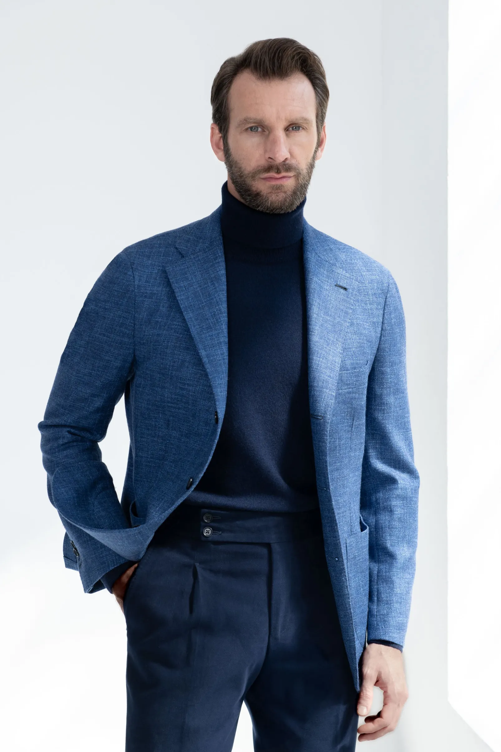 ocean_blue_jacket_neapoli_0.webp Ocean blue jacket "Neapolitan Capsule Collection" - Made in Italy