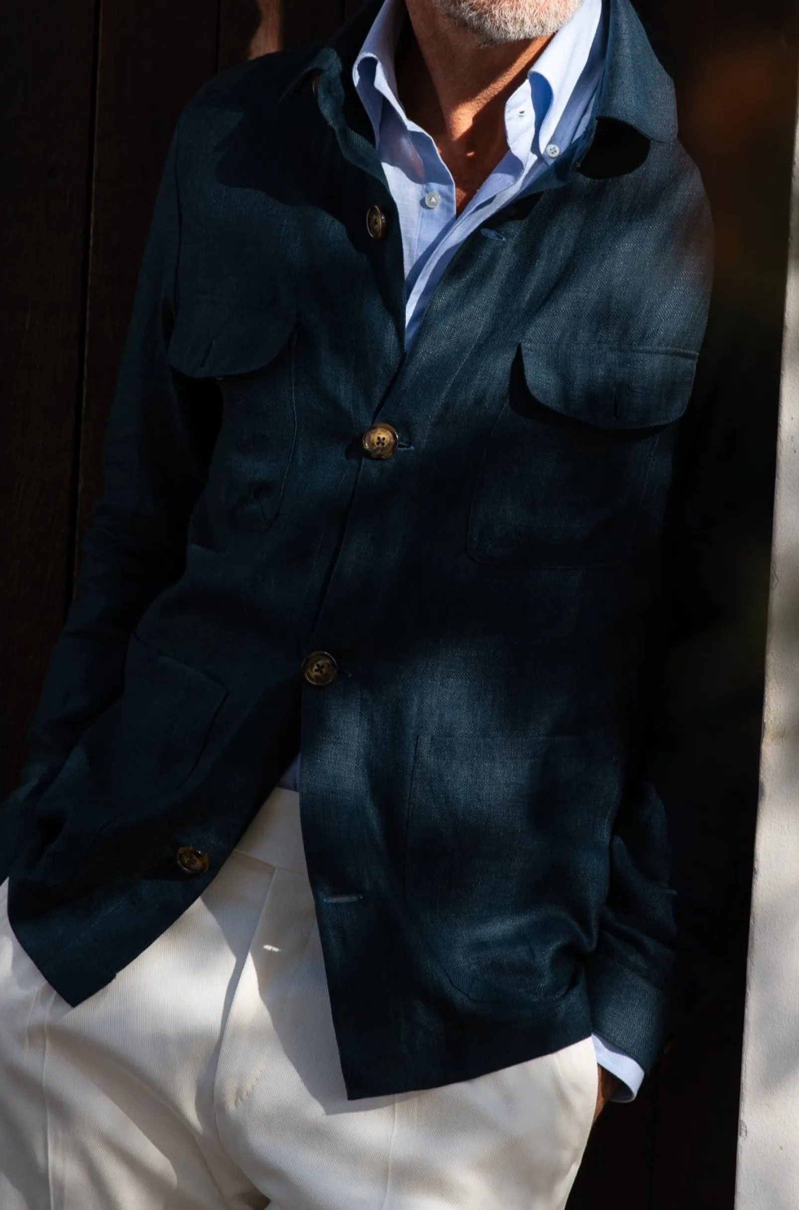 petrol_safari_jacket__mad_0.webp Petrol Safari Jacket – Made in Italy