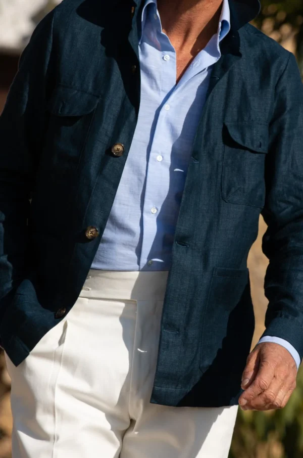 Petrol Safari Jacket – Made in Italy