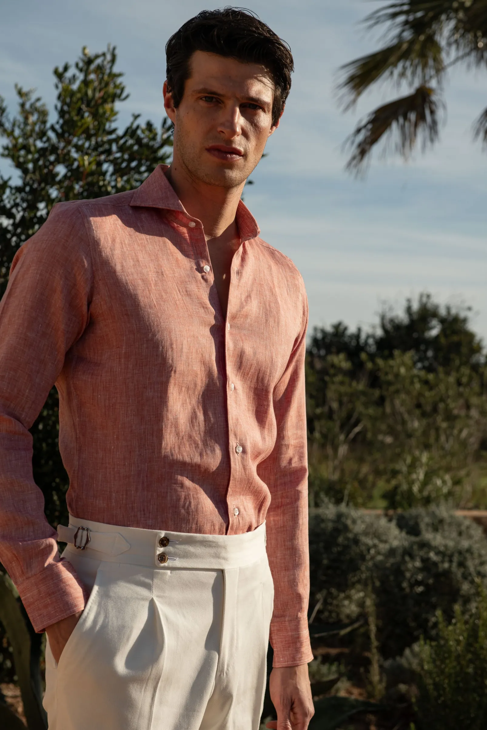 red_linen_shirt__made_in__0.webp Red linen shirt - Made in Italy