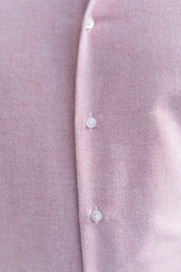 Red soft oxford button down shirt - Made In Italy