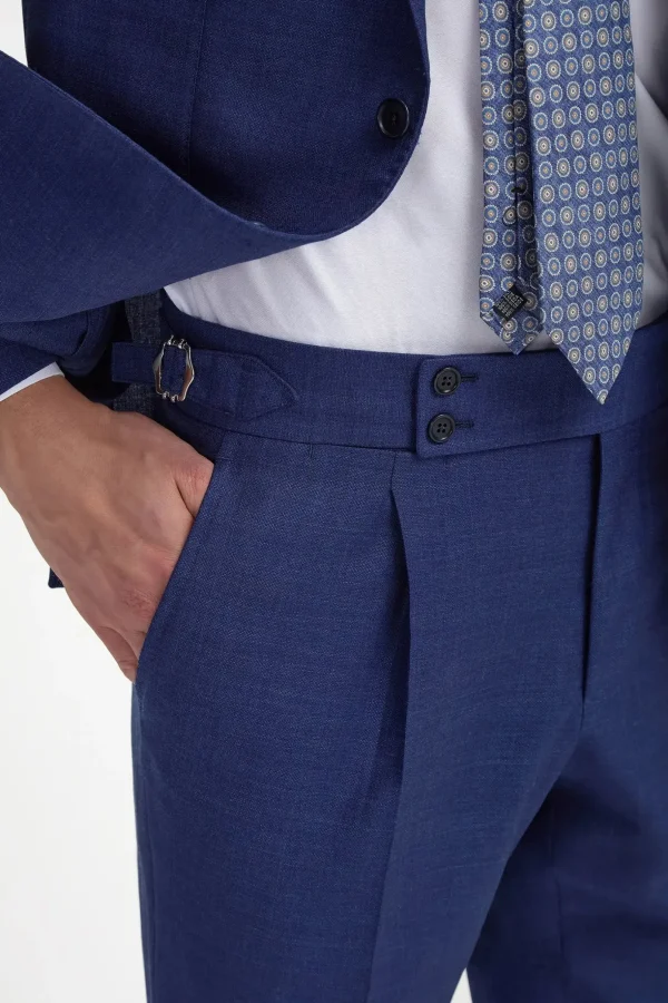 Royal blue suit - Made in Italy