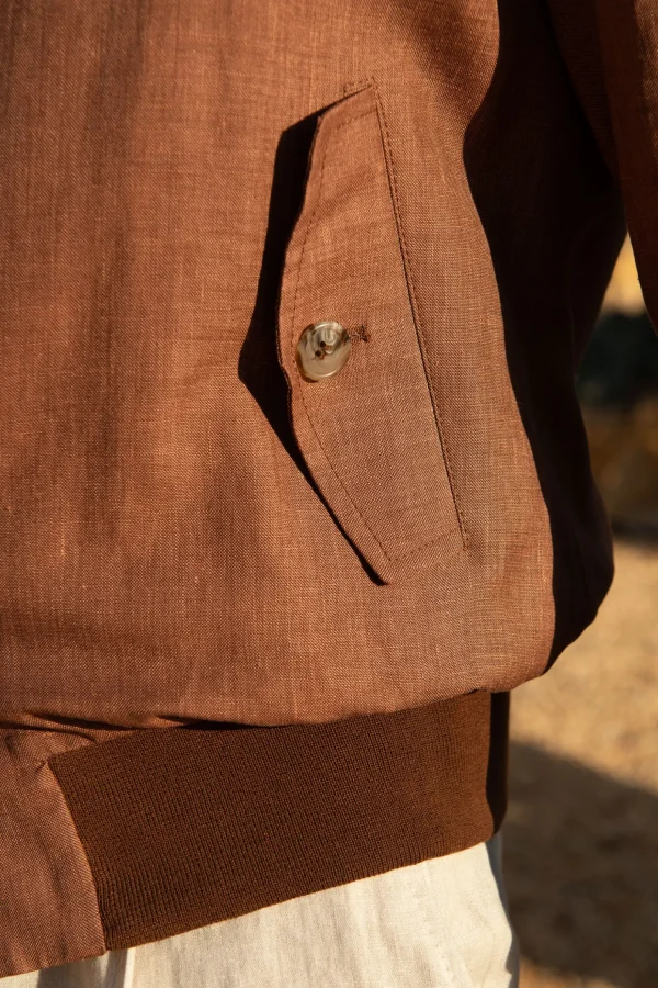 Rusty short jacket – Made in Italy