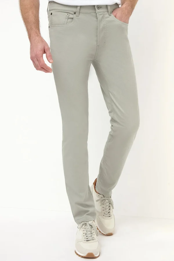 Sage 5 pocket trousers - Made in Italy