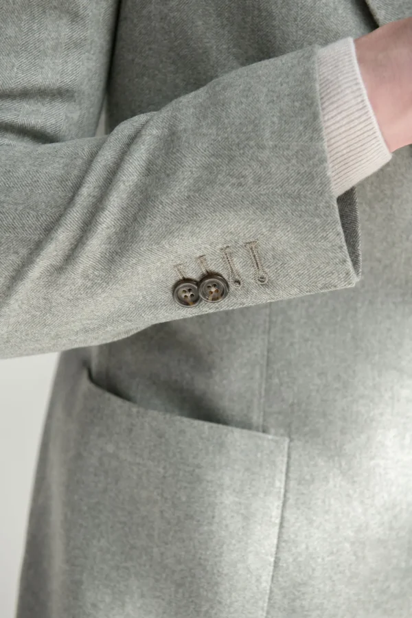 Sage herringbone jacket