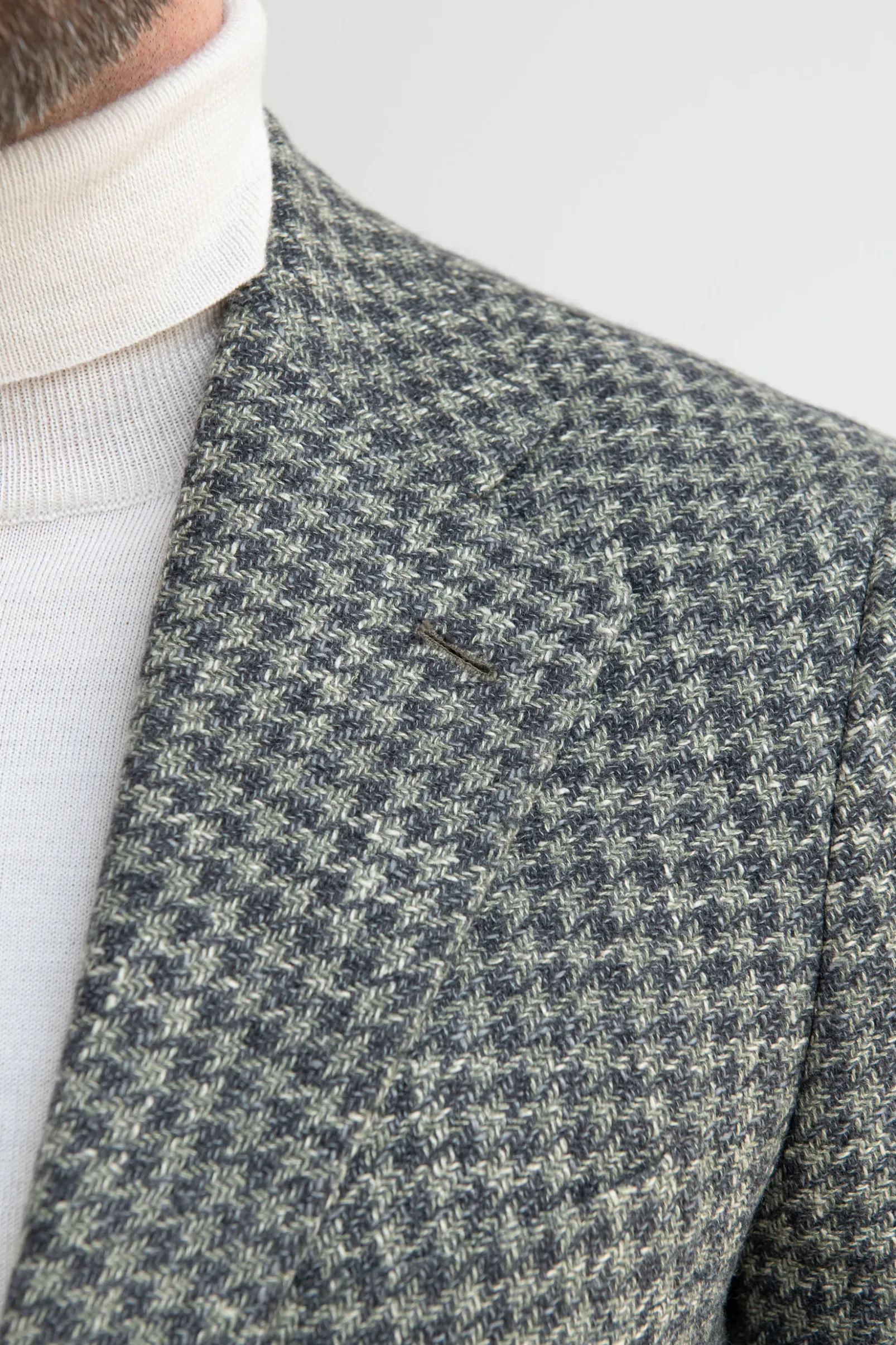 sage_houndstooth_jacket___2.webp Sage houndstooth jacket - Made in Italy