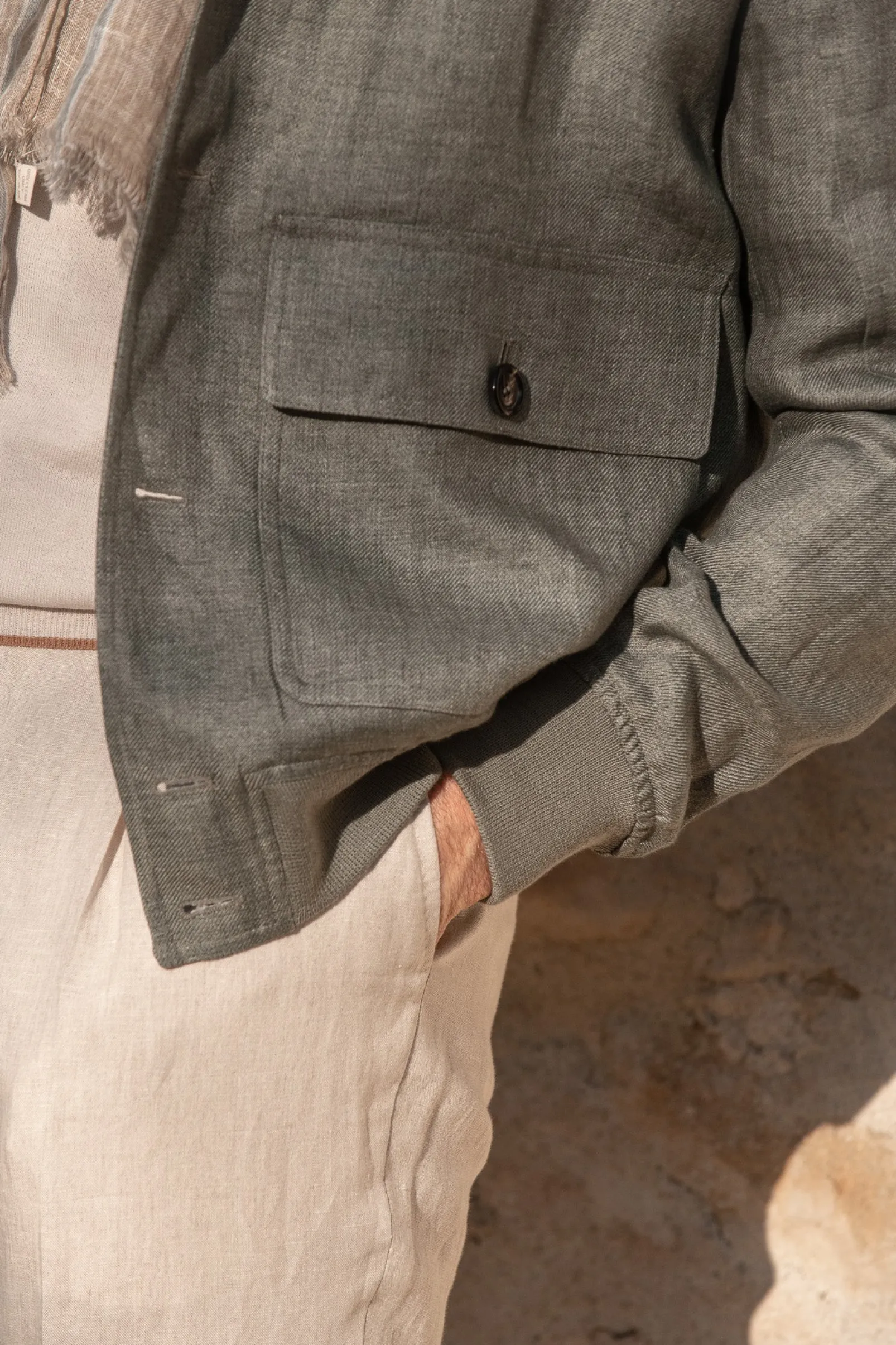 sage_linen_bomber_jacket__5.webp Sage linen bomber jacket – Made in Italy