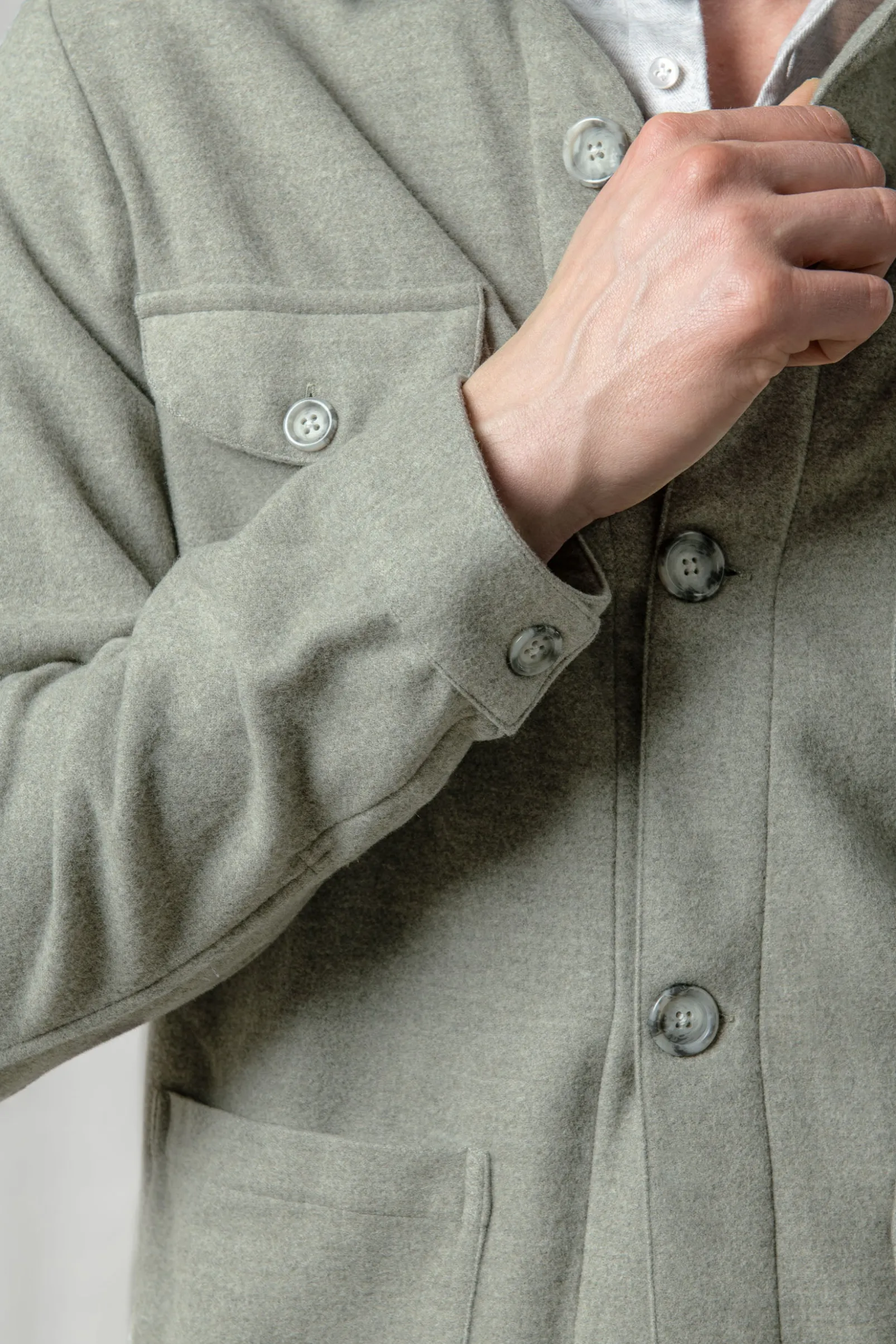 sage_safari_jacket_flanne_3.webp Sage Safari Jacket flannel Super 180s – Made in Italy