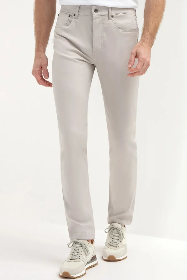 Sand 5 pocket trousers - Made in Italy