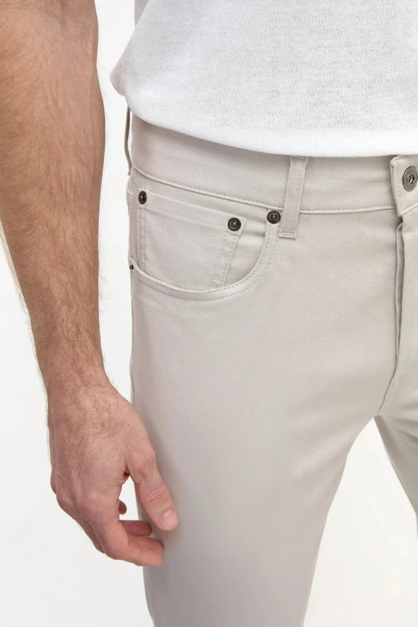 Sand 5 pocket trousers - Made in Italy
