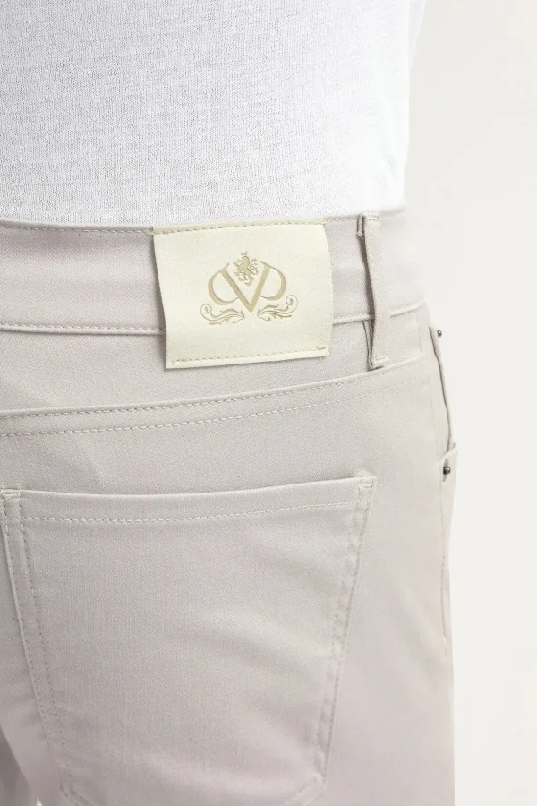 Sand 5 pocket trousers - Made in Italy
