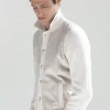 Sand alcantara polo shirt - Made in Italy