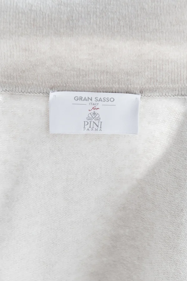 Sand alcantara polo shirt - Made in Italy