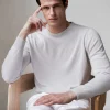 Sand cashmere round neck – Made in italy