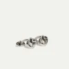 Silver knot cufflinks - Made in Italy