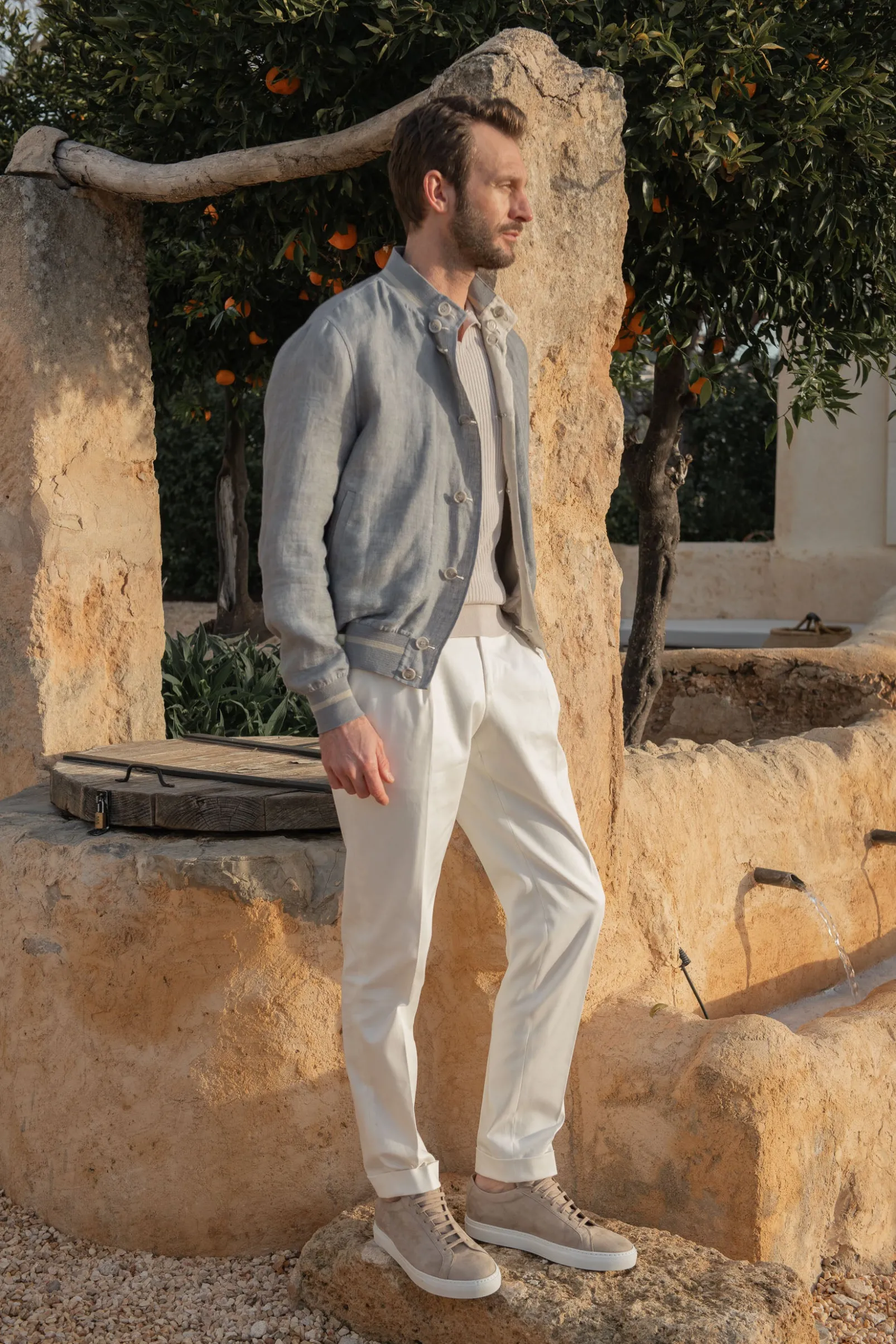 sky_grey_and_beige_revers_4.webp Sky grey and beige reversible bomber jacket – Made in Italy