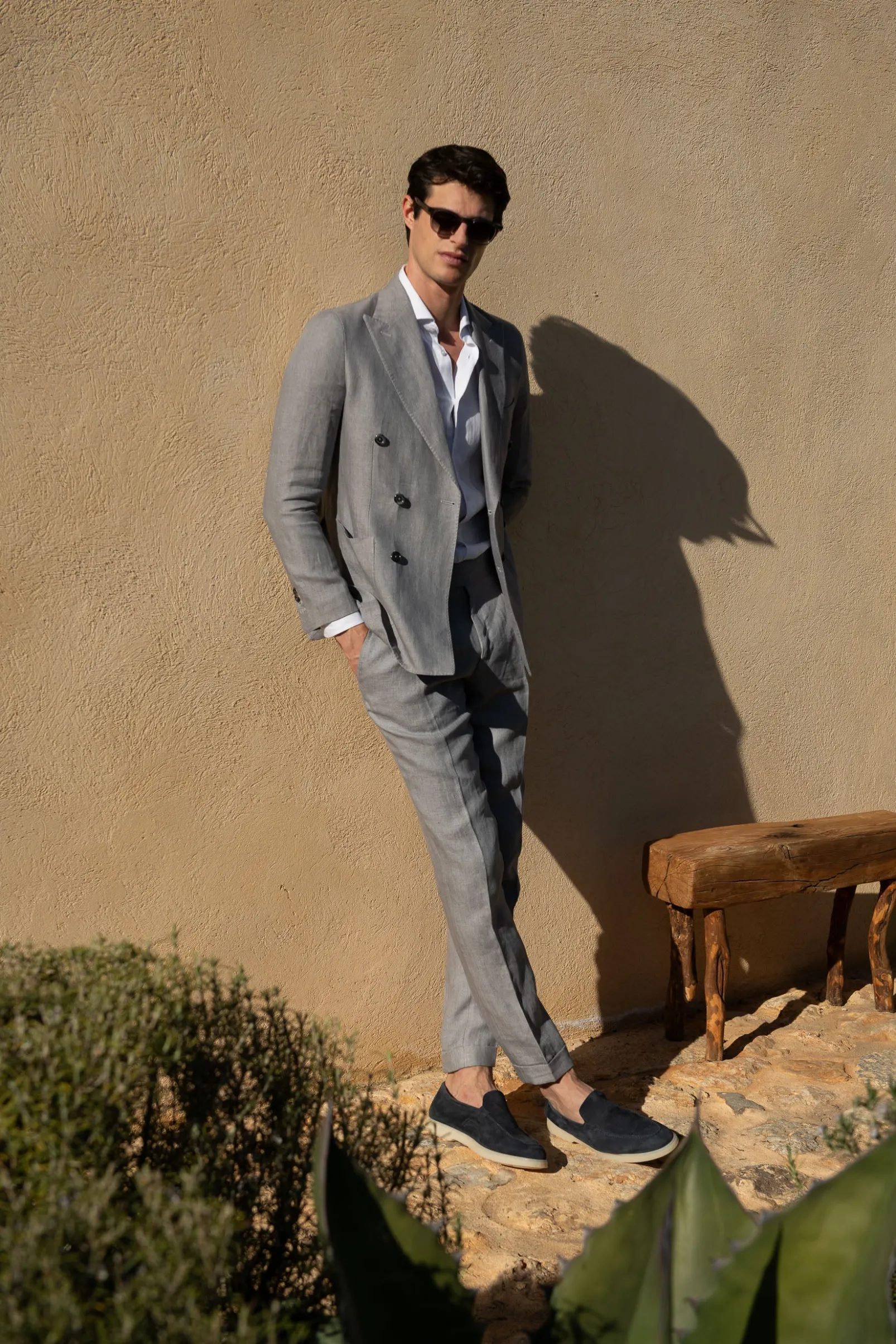 sky_grey_herringbone_line_1-1.webp Sky grey herringbone linen trousers "Soragna Capsule Collection" - Made in Italy