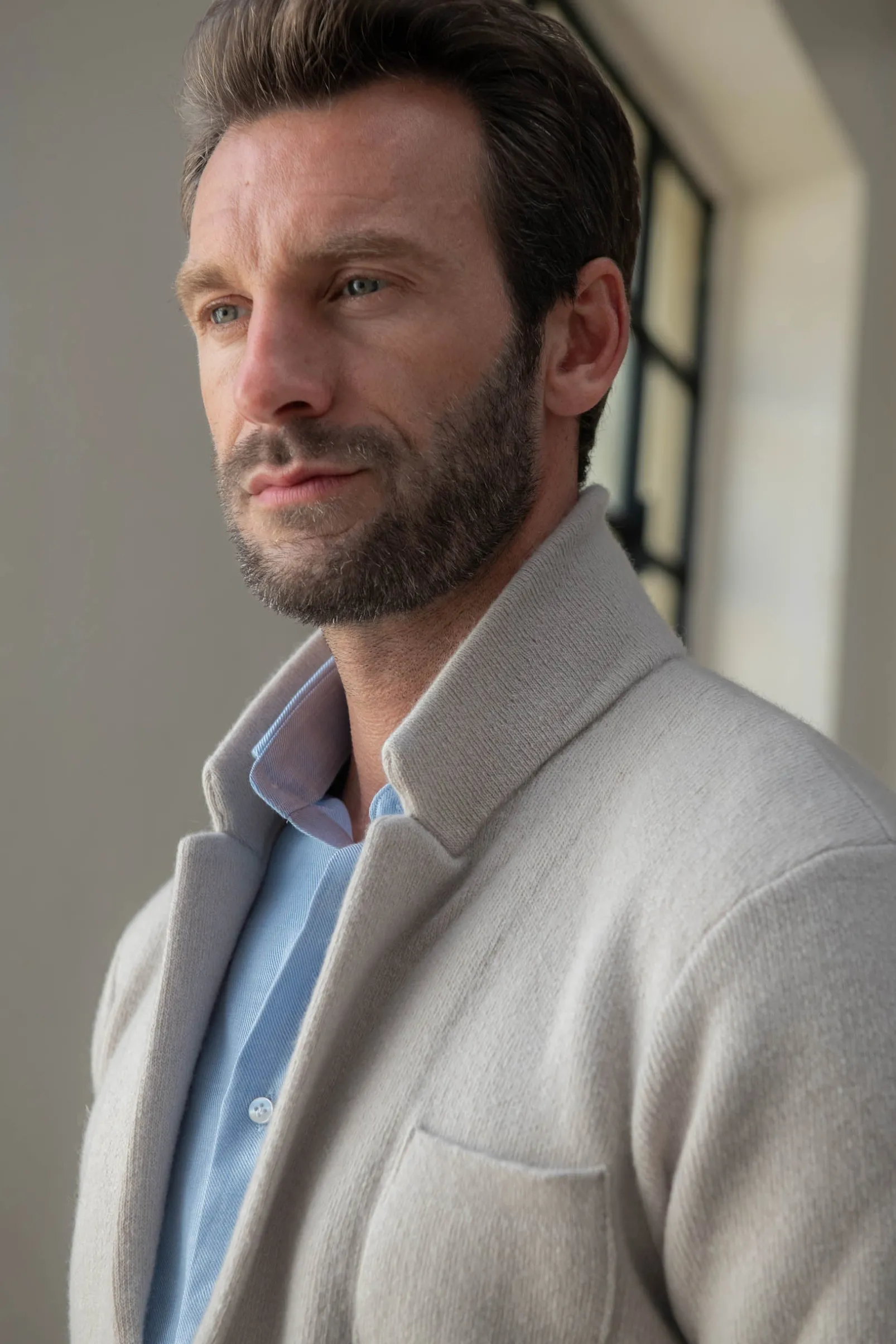 stone_knitted_jacket__woo_1.webp Stone knitted jacket – wool and cashmere – Made in Italy