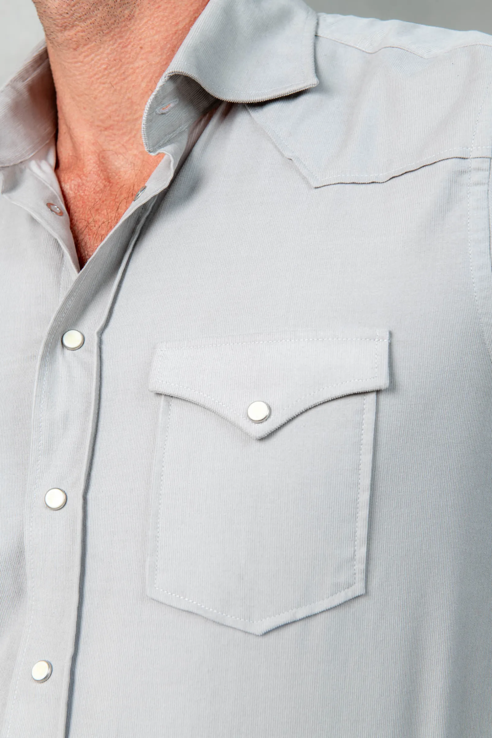stone_velvet_effect_weste_1.webp Stone velvet effect western shirt - Made in Italy