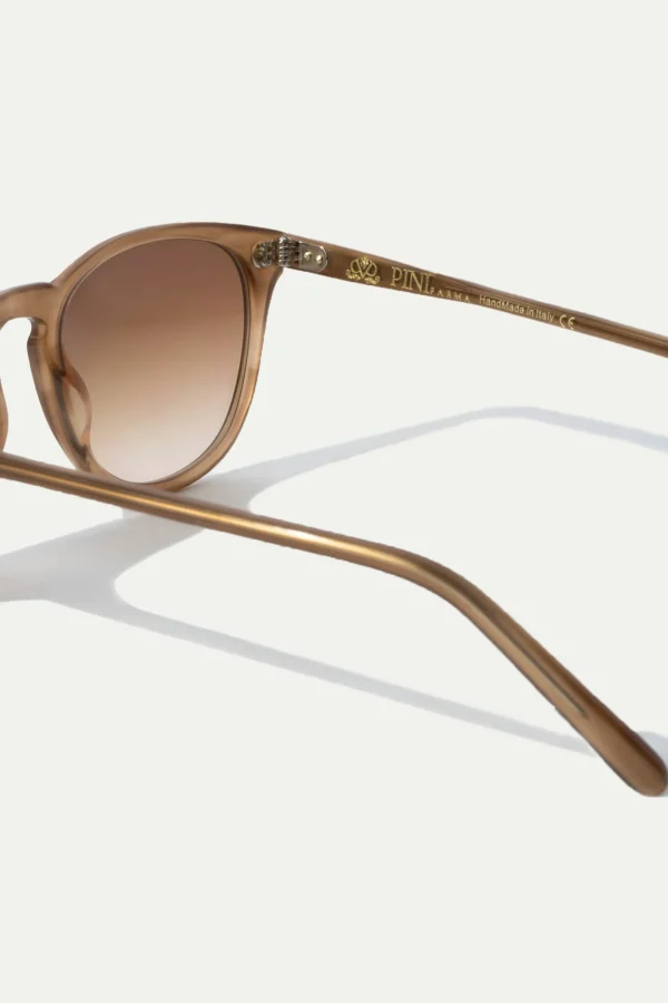 Taupe Capri sunglasses - Made in Italy