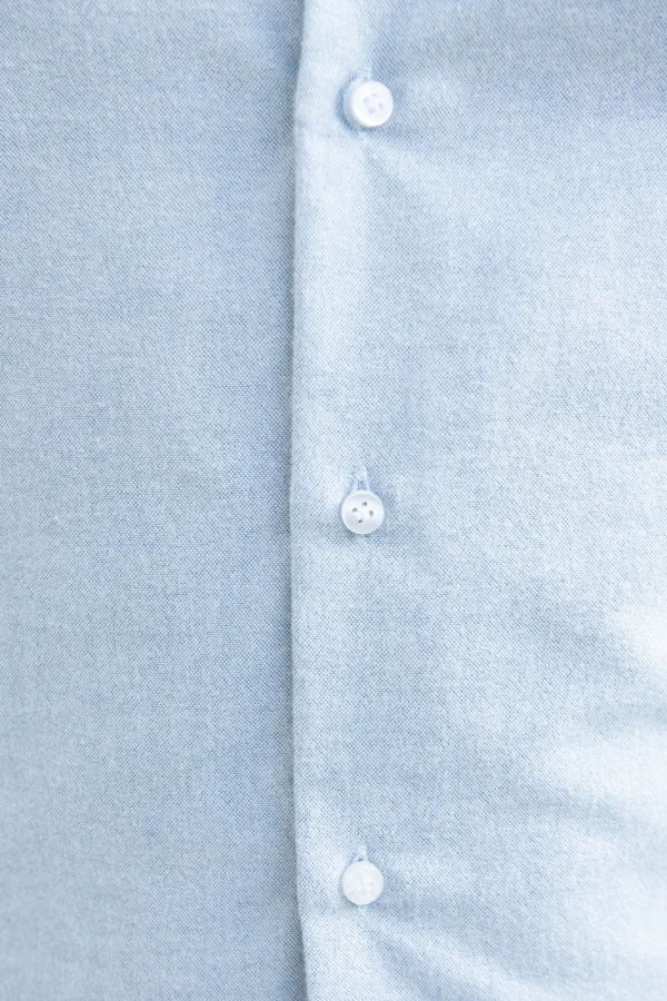 Water green soft oxford button down shirt - Made In Italy