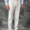 White corduroy trousers "Soragna Capsule Collection" - Made in Italy