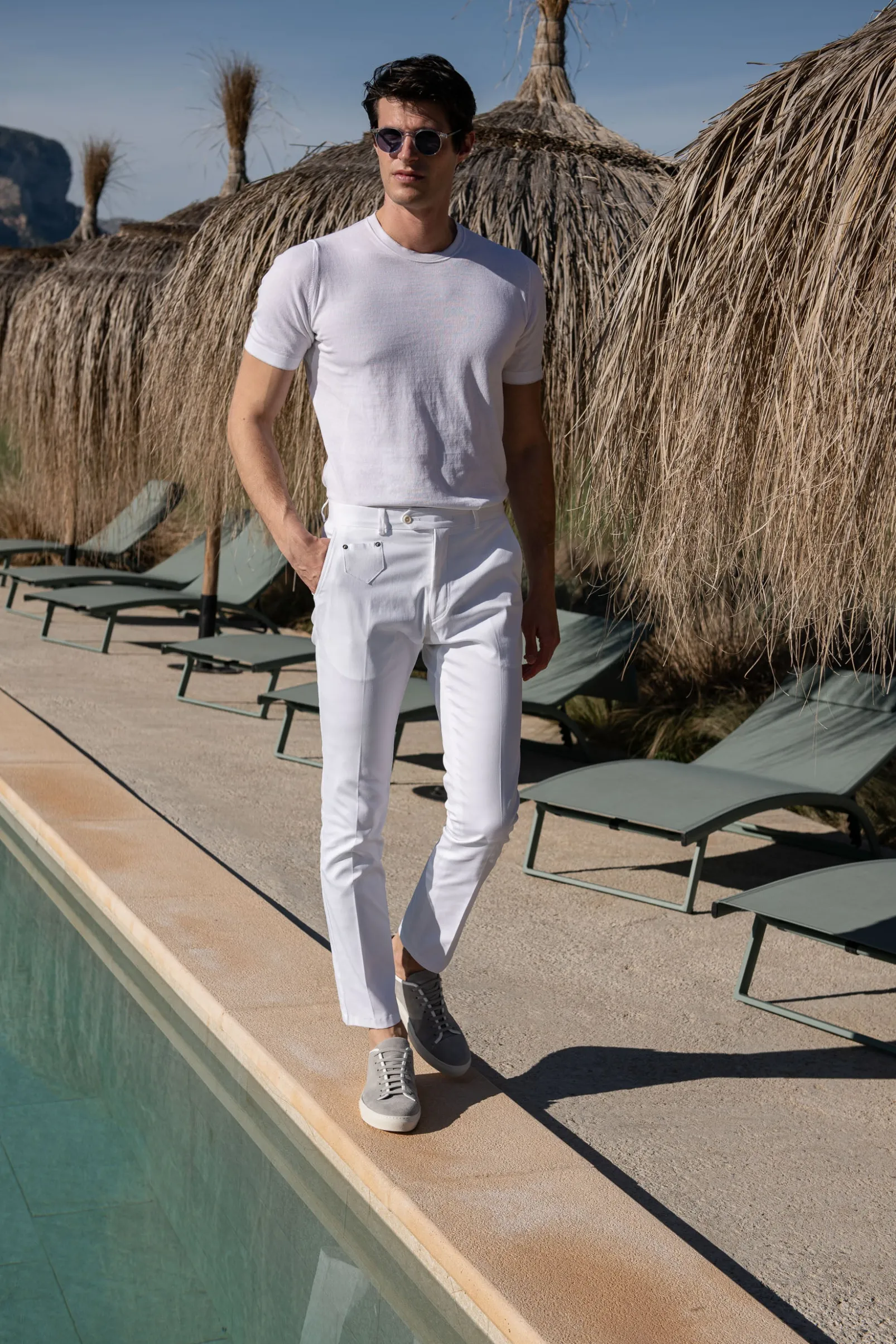 white_cotton_sirmione_tro_0.webp White cotton Sirmione trousers - Made in Italy