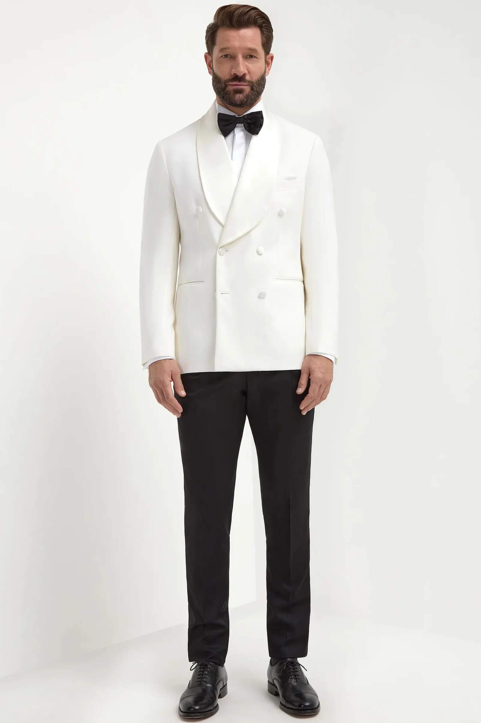 white_double_breasted_tux_4.webp White double breasted tuxedo jacket - Made in Italy