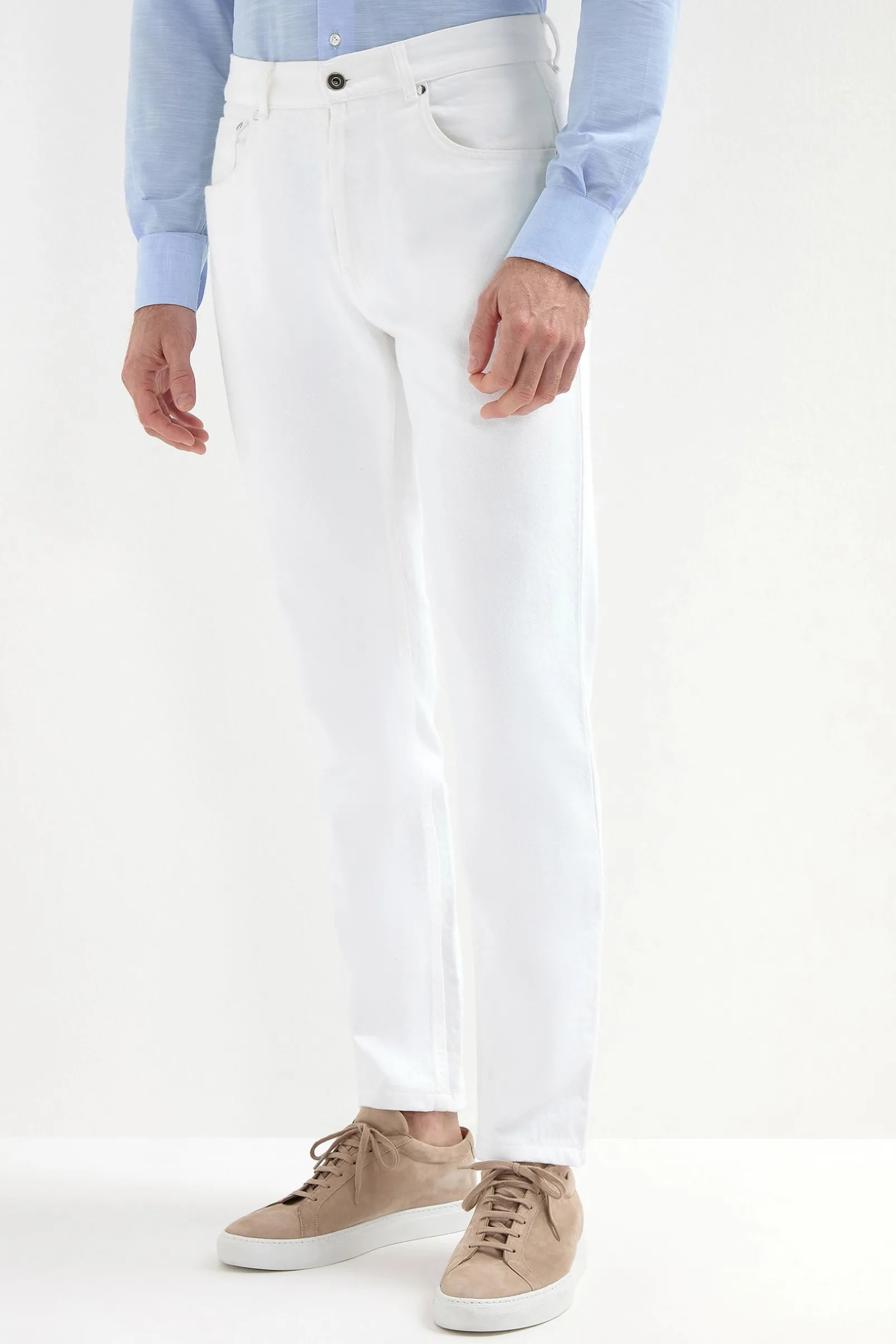 white_jeans__candiani_cot_0.webp White jeans - Candiani cotton - Made in Italy